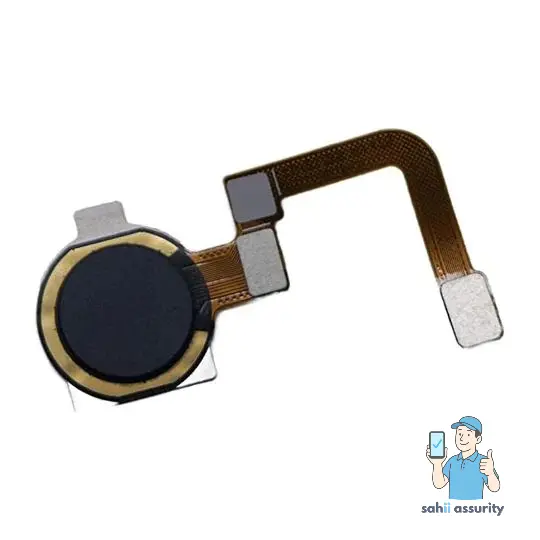 Fingerprint Sensor with Flex Cable for Realme Narzo 30A Black